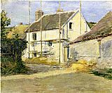Theodore Robinson House with Scaffolding painting